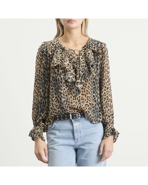 Rixo Green Milia Top
