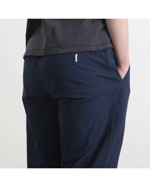 Folk Blue Drawcord Assembly Pant for men