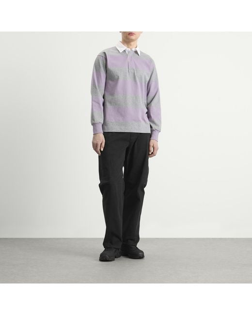 Gramicci Purple Langdon Rugby Shirt for men