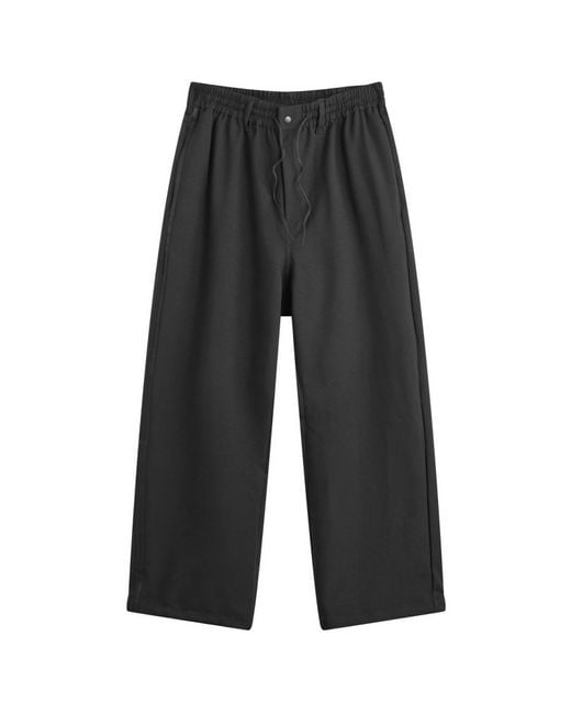 Y-3 Gray Track Pant 3 Stripes for men
