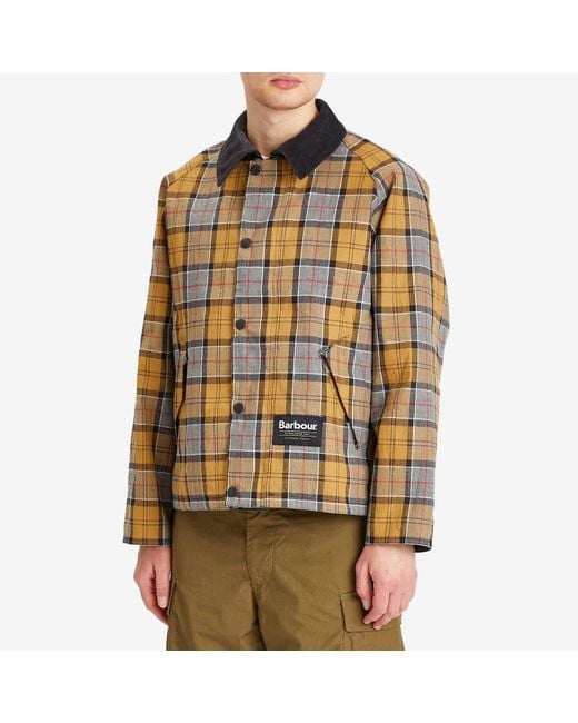 Barbour Os Reversible Transporter Jacket in Gray for Men | Lyst
