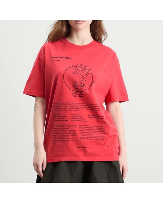 Damson Madder Red Presented By End. Recipe With Friends Graphic T-Shirt