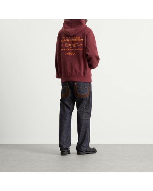 Junya Watanabe Red X Filson Hoody for men