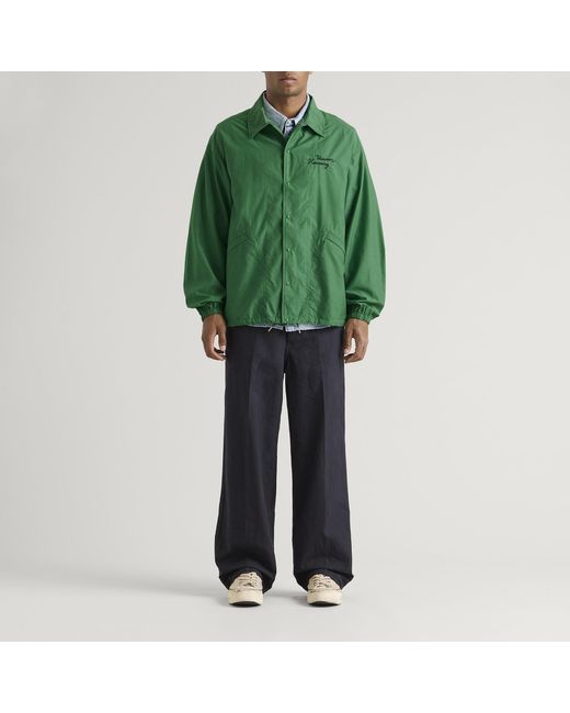 Visvim Green Windfall Coach Jacket for men