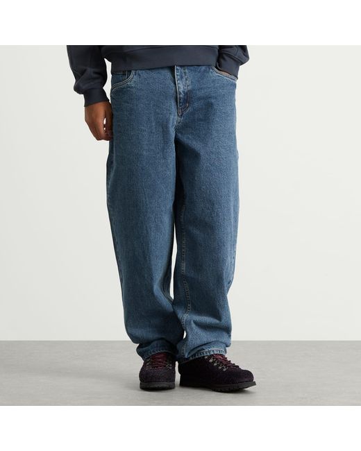 Dime Blue Baggy Denim Pants for men