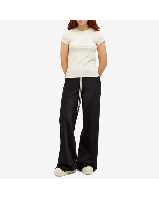 Rick Owens White Cropped Level T-Shirt