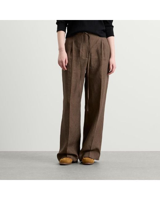 Rohe Brown Relaxed Drawstring Trousers