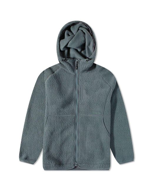 Snow Peak Thermal Boa Fleece Jacket in Blue for Men | Lyst