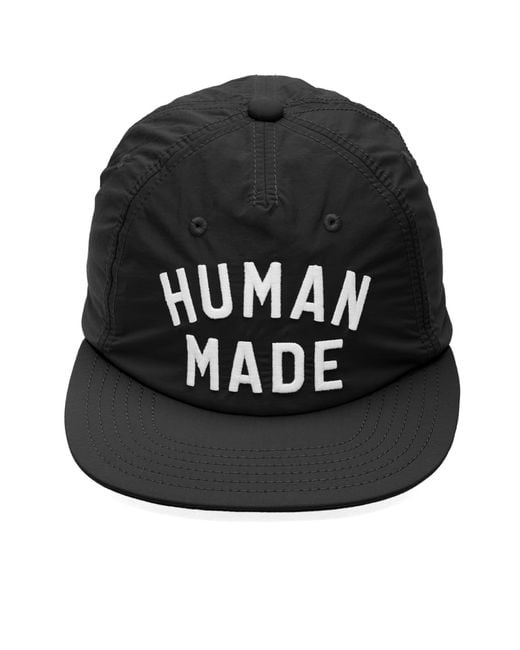 Human Made Black Nylon 5 Panel Cap for men