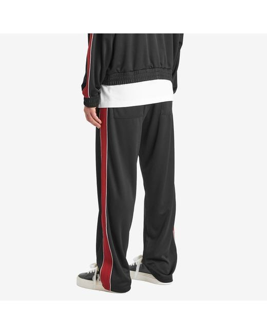 Cole Buxton Black Contrast Tape Track Pant for men