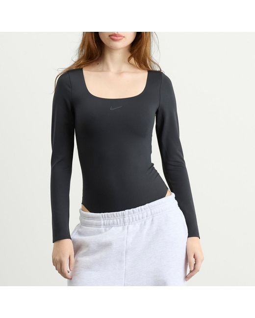 Nike Blue Form Longsleeve Bodysuit
