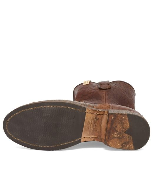Visvim Brown Wabanaki Folk Boots for men