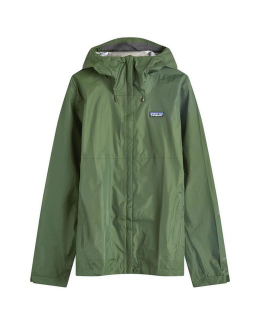 Patagonia torrentshell jacket sprouted green clearance