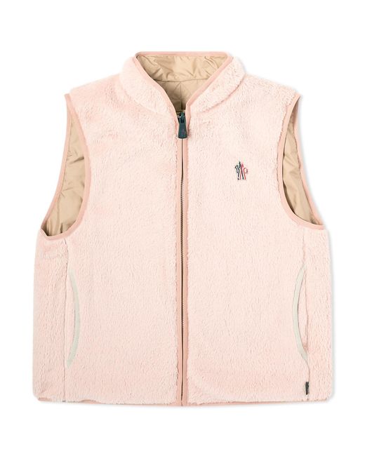 3 MONCLER GRENOBLE Pink Fleece Vest