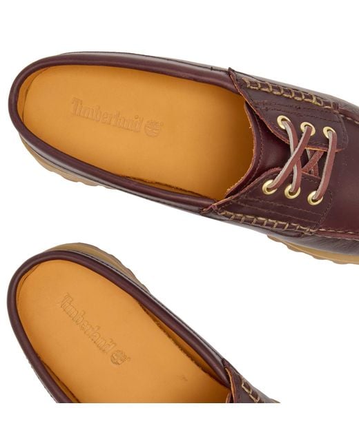 Timberland Brown 3 Eye Mule for men