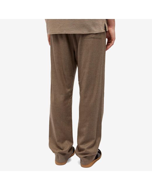 AURALEE Superlight Wool Easy Pants in Brown for Men | Lyst UK