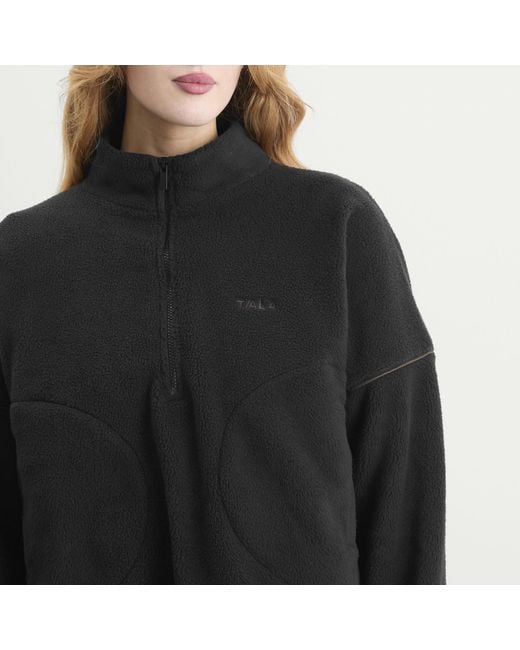 Tala Black 1/4 Zip Fleece Jacket