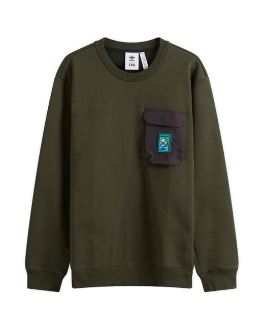 Adidas Green End. X Flyfishing Sweat