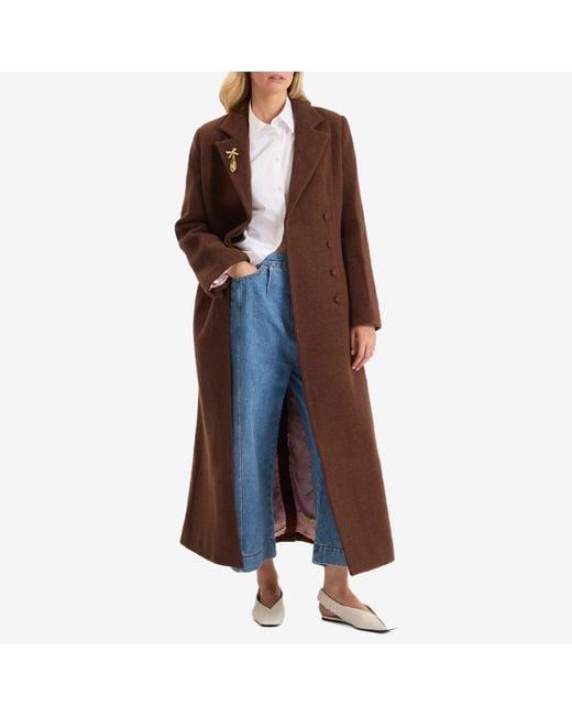 ALÉMAIS Brown Court Coat