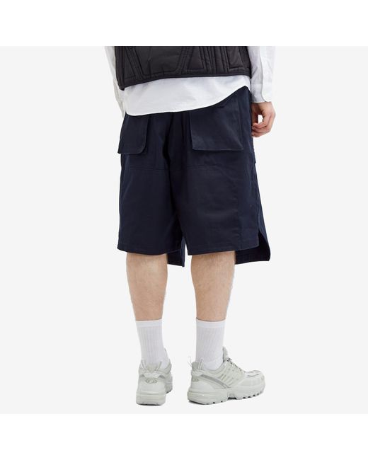 A_COLD_WALL* Blue Overlay Cargo Shorts for men