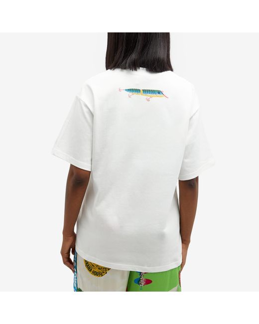 ALÉMAIS White Alémais Banana T-Shirt