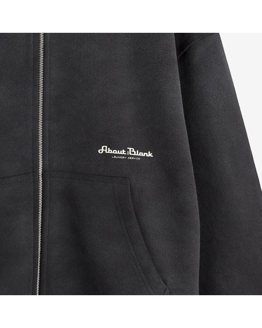 About Blank Black End. X 'Laundromat' Zip Hoodie