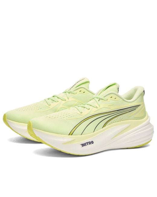 PUMA White Magmax Nitro 2 Sneaker for men