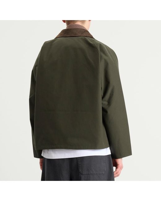Barbour Green Os Reversible Transporter Casual Jacket for men