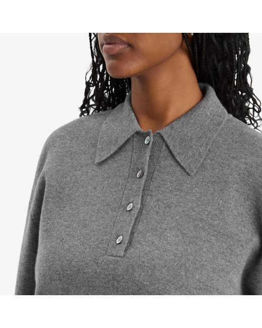 Rohe Gray Sculptural Polo