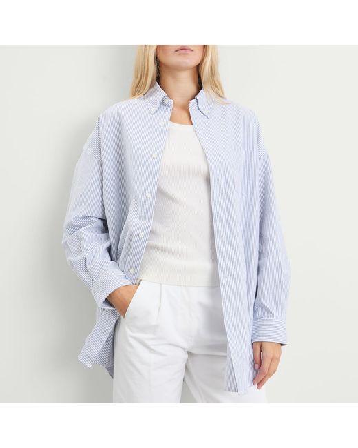 Beams Boy Blue Big Bd Shirt