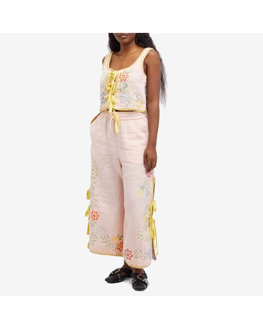 ALÉMAIS Pink Olivia Pant