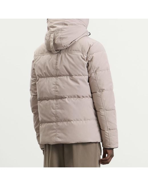 Canada Goose Gray Wyndham Parka Jacket Disc for men