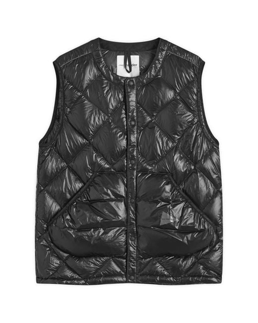 And Wander Black Diamond Stitch Down Vest