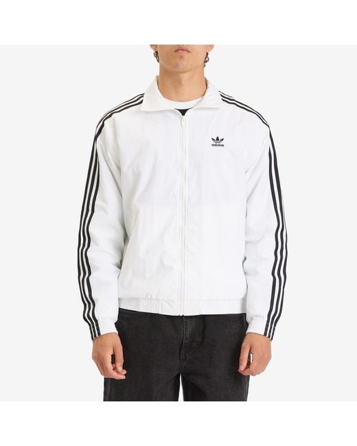 Adidas Gray Firebird Track Top for men