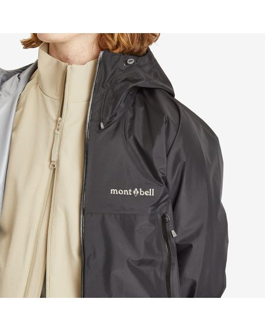 Montbell Black Rain Dancer Jacket for men