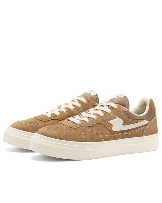 Stepney Workers Club Natural Pearl S-Strike Geo Merged Sneaker for men