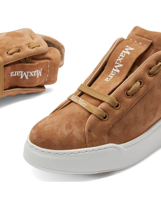 Max Mara Brown Maxisf Cour Sneakers