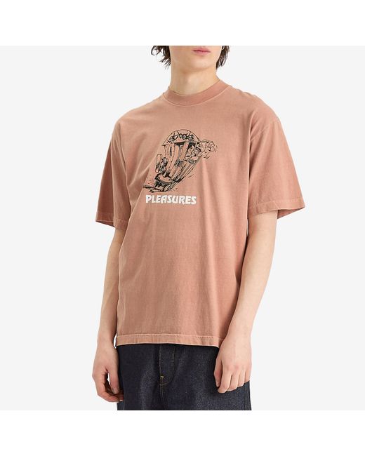 Pleasures Natural X Fat Beats 9Th Street T-Shirt for men