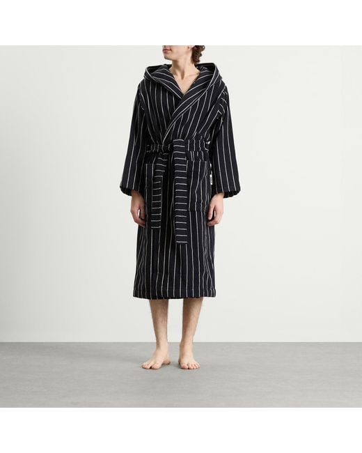 Tekla Blue Tekla Terry Hooded Bathrobe