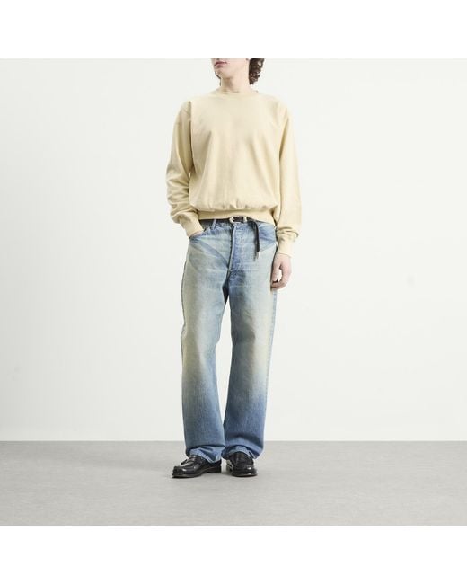 Auralee Natural High Gauge Sweatshirt for men