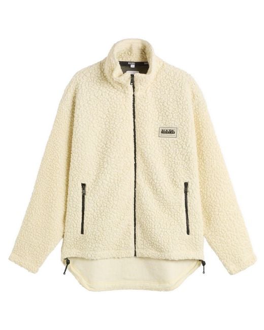 Napapijri Natural X Martine Rose Logo Fleece Jacket for men