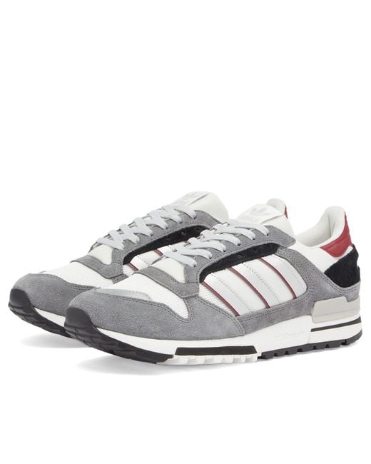 Adidas White Zx 600 Sneaker for men