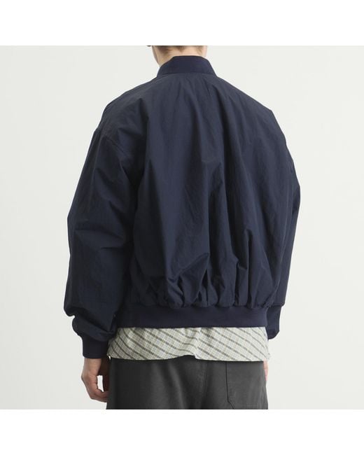 YMC Blue Technical Basement Bomber Jacket for men
