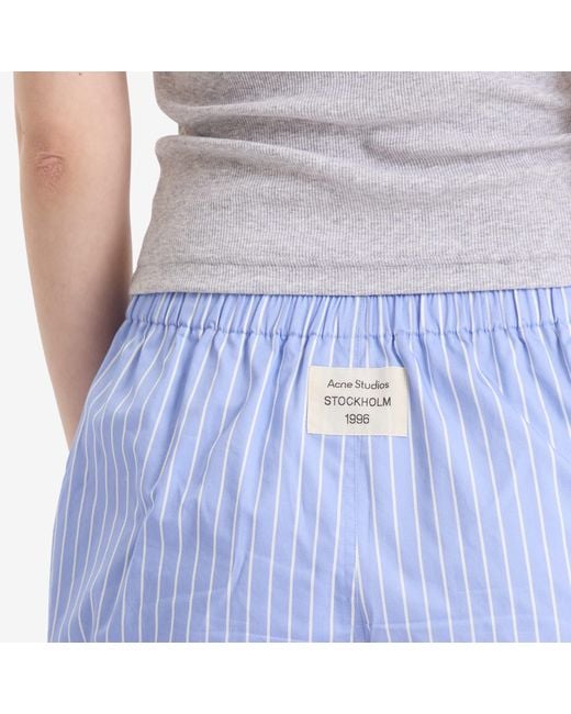 Acne Blue Casual Shorts