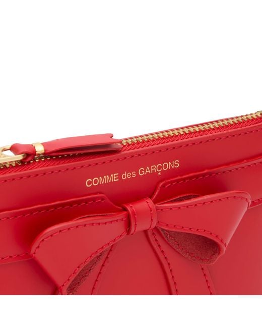 Comme des Garçons Red Wallet Sa8100Bb Big Bow Wallet