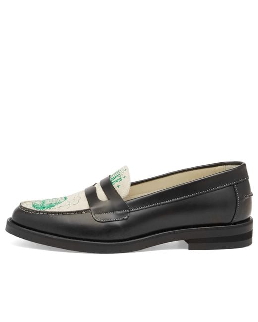 Duke & Dexter Black Wilde Duke Hotel Penny Loafer