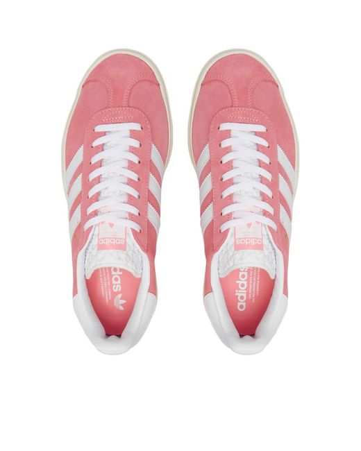indkomst symmetri teenager adidas Originals Gazelle Bold W Sneakers in Pink | Lyst