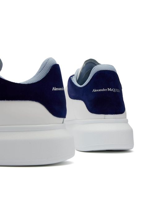 Alexander McQueen Blue Tpu Heel Tab Oversized Sneakers for men