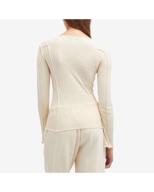 Baserange White Omato Long Sleeve Top