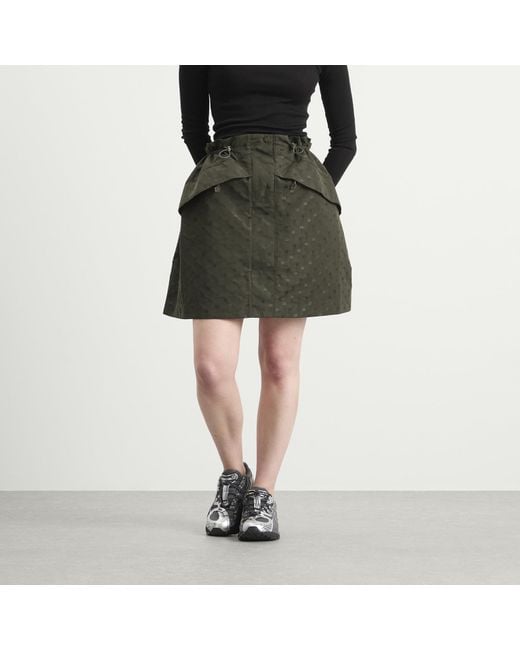 CECILIE BAHNSEN Green Delina Skirt